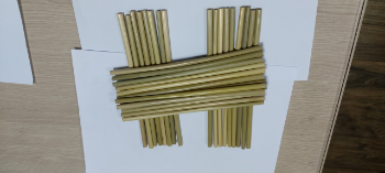 Natural Dried eagle grass straws 25cm Drinking Straws Biodegradable Grass Drinking Straws 2