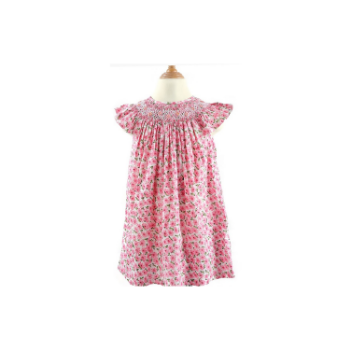 Good Price Girls Smocked Dresses ODM And OEM For Baby Girl Short Sleeve Made In Vietnam Manufacturer Top Selling Product 2