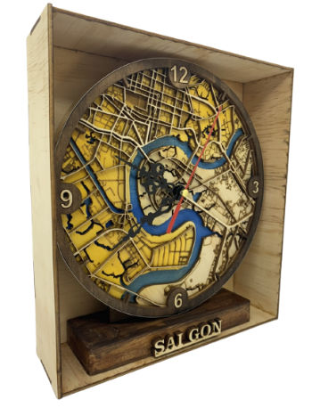 Quy Nhon Desktop Clock Good price Time For Desk Use Customized Packaging Made In Vietnam Manufacturer High Quality