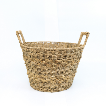 Storage Baskets High Quality Seagrass Material Hotel Decoration Modern Customized Packaging Made In Vietnam Manufacturer 1