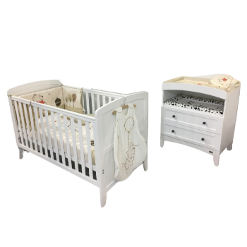 Children Cribs Multi-functional Bed Crib Hot sale Movable Convertible Luxury Kids' Baby Cot Ready Export From Vietnam Manufacturer 2