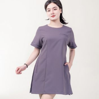 Nurse Uniform Medical Scrubs Good Quality Dress Well-built FMF Stored in Polybag from Vietnam Manufacturer 3