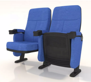 Cinema chair factory EVO5601T plastic cinema theater chair with cup hole and headrest in cinema 1