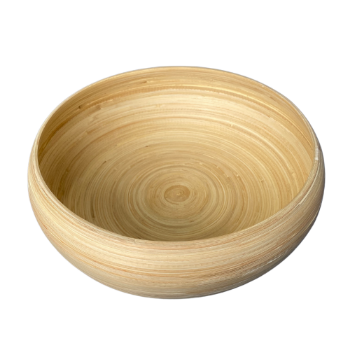 Eco-friendly Bamboo Craft safe for health Homeware Crafts Customized Kitchenware Organic spun bamboo bowls Made In Vietnam 1