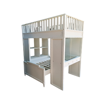 Loft Bed For Twin Over Full Bed Wooden Hardwood Top Sale Modern For Sale Kids Ready Export Worldwide From Vietnam Manufacturer 5