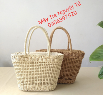 Vietnam Travel Beach Woven Handbag Woven Shoulder Bag Beach Bag Crochet Knit Purse for Women Girl 2024 8