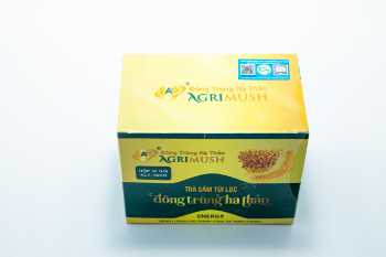 Ginseng & Cordyceps Tea Good Choose Good Health Agrimush Brand Iso Ocop Put In Desiccant Packaging Box Made In Vietnam Company 6