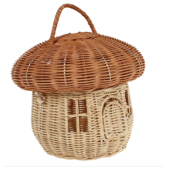 Home Decoration Storage Basket Rattan High Quality Mushroom Rattan Plant Stand Made In Vietnam Wholesale Vietnam Manufacturer 5