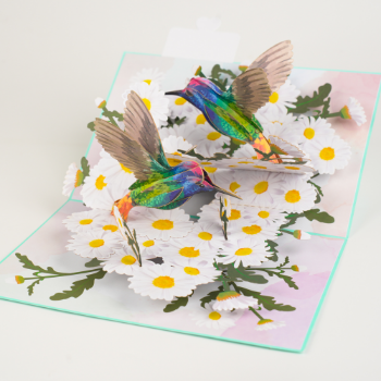 Holiday Chrysanthemum Card 3D Pop Up Unique Design Whole Unique New Style Best Choice Good Quality Customized Made In Vietnam