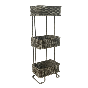 Trays And Racks 2 Tier Shelf With Wheels Home Storage & Organization Handicraft OEM ODM Service Made In Vietnam 2