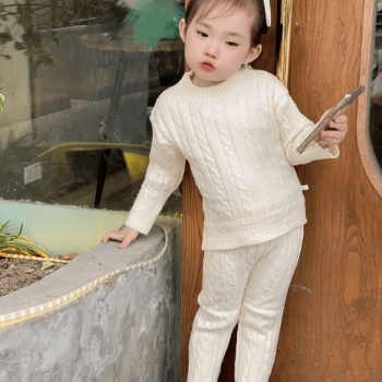 Clothes For Kids Customized Service Natural Woolen Set Casual Each One In Opp Bag From Vietnam Manufacturer 5