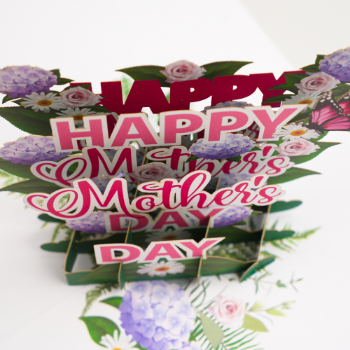 Father Day Card 3D Flower Pop Up Luxury Item Whole Unique New Style Best Choice Good Price Customized Vietnam 4