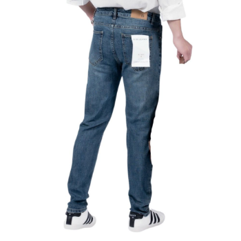 Skinny Jeans Men Fast Delivery Sustainable In-Stock Items 2% Spandex + 98% Cotton Button Fly Vietnam Manufacturer 3