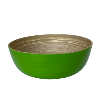 High Quality Ecofriendly Customized Service bowl healthcare Organic spun bamboo bowls safe for health Homeware Crafts Made In Vietnam 3