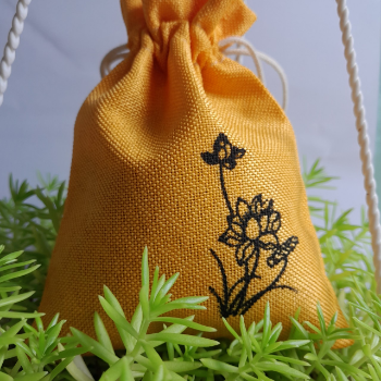 Best seller Natural Aroma Beads Scented Sachet Bag Customized Natural Linen Fabric Sack With Coffee beans 2024 Vietnam 2