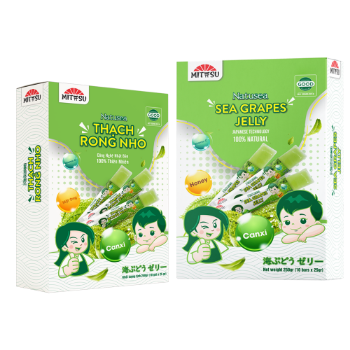 Sea Grapes Jelly Fiber Supplement Fast Delivery Nutritious Mitasu Jsc Carton Box From Vietnam Manufacturer 4