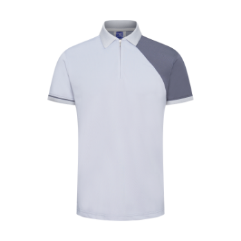 Polyester Spandex Regular-Fit Polo Shirt with Contrast Fabric on the Left Sleeve Men Polo Shirts New Arrival Shirts For Men 2