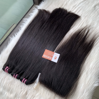 Fast Delivery Machine Weft Raw One Single Donor Hair Extensions Bulk Sale Virgin Hair Beauty And Personal Care 4