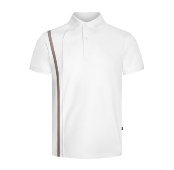 Polo Shirts For Men Polyester Spandex Regular-Fit Polo Shirt with Contrast Corded Piping Lines Down Front Men Polo Shirts 7