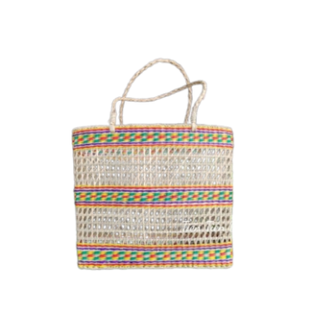 Water Hyacinth Bag Good Quality Rattan Beach Bag For Gift Classic Style Light Brown Color From Vietnam Manufacturer 5