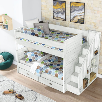 For Kids Twin Bunk Bed Adult Over Full Bed Wooden Hardwood Full Size Bed Hot Modern Bedroom Sets From Vietnam Manufacturer 6