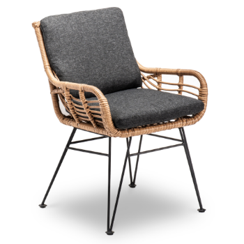 Carlos Dining Set Dt403 Hotel Wicker Professional Team Furniture Customized Packaging Vietnam Manufacturer