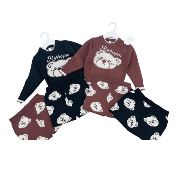 Clothes For Kids Girls Competitive Price Natural Woolen Set Casual Each One In Opp Bag From Vietnam Manufacturer 1