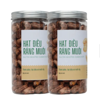 Nutritious Cashew Best Choice Smells Good Making Pie Salted Carton Box Plastic Wrap Made In Vietnam Manufacturer