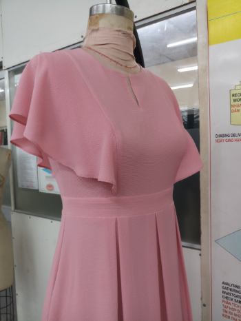 Dresses Women Lady Elegant High Quality OEM ODM Beautiful Color Clothes Flat Folding In Carton Vietnam Manufacturer 2