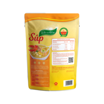 Corn with crab and lotus seed soup fresh soup High Specification No preservatives ready to eat packing in bag made in Vietnam 6