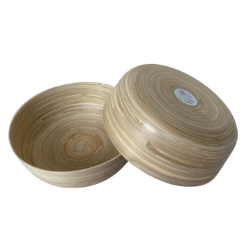 Customized Service Eco-friendly Bamboo Craft Organic spun bamboo bowls safe for health Homeware Crafts Made In Vietnam 3