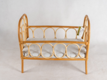 Newborn Baby Sleeping Bed Rattan Crib Top Grade Eco-Friendly Baby Sleeping Crib Kids Furniture Custom Packing Vietnam Supplier 1