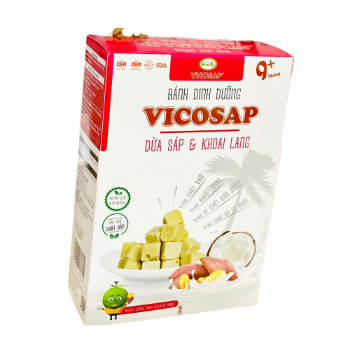 Low MOQ Fast Delivery Vicosap Macapuno Coconut & Banana Crunchies Good Price Cocoa Banana Candy Cracker Vietnam Manufacturer 3