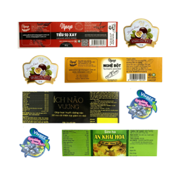 Wholesaler Private Label Food Plastic Decals Matt Lamination Use For Food Packed In Cartons Vietnam Manufacturer