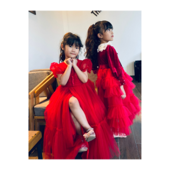 Fast Delivery Mixed Luxury Girls Party Dresses Princess Children Reasonable Price Fashionable Using For Baby Girl Pack In Plastic Bag 