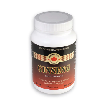 New Product Canadian Vita Dried Ginseng 500mg 5-year-old Canadian ginseng capsules