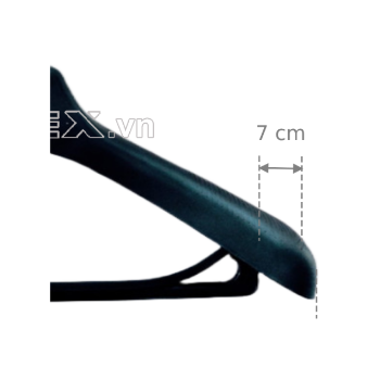 Hangers Plastic J430B Suntex Wholesale Black Plastic Hanger Customized Hangers For Cloths Anti-Slip Made In Vietnam Manufacturer 10