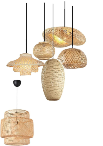 Rattan Lampshade 03 T  5