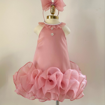 Daily Dresses Baby Pinafore  Satin Crepe Fabric Girl's Clothing Girls Dresses High Quality Factory Price OEM ODM Service Made In Vietnam 4