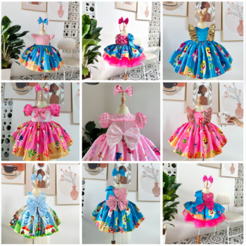 Disney Dress Baby Shark Dress Girl's Clothing Girls Dresses Princess High Quality Factory Price OEM ODM Service Made In Vietnam 3