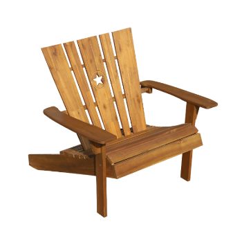 Folding Adirondack Chair Star Outdoor Furniture Patio Wooden Chair Modern Style Factory Price Vietnam Manufacturer 1