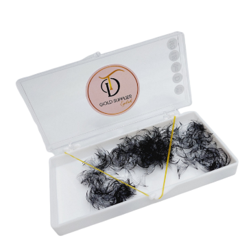 TD Lashes Loose Promade 5D Synthetic Hair Hand Made Lashes Packaging Box Lashes Promade Fans Eyelash Extension 5