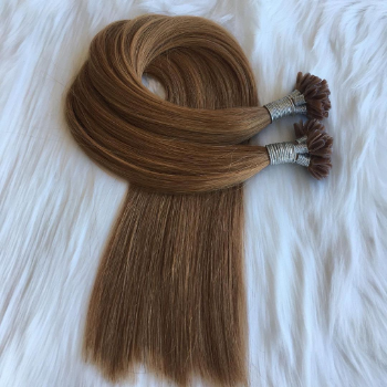 U Tip Hair Extensions Customized Size 100% Human Hair Unprocessed Virgin Hair Machine Double Weft 5