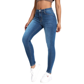 Top Seller Women'S Jeans Low Oem/Odm Service Polyester Casual style Full Length Jeans Made In Vietnam Supplier 4