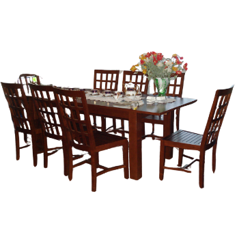 Factory Price Dinning Table Set With 6 8 10 Chairs Dining Room Furniture Table ODM & OEM Simple Luxury From Vietnam Manufacturer 6