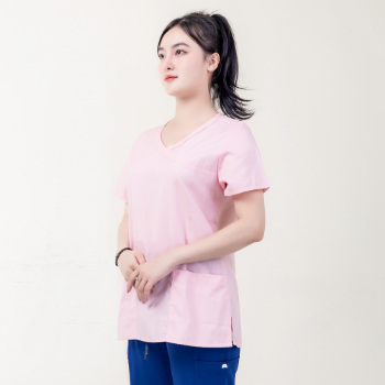 Nurse Uniform Medical Scrubs Good Quality Shirt Comfortable Cotton Carton Box Made in Vietnam Manufacturer 4