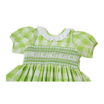 High Quality Product Girls Kids Clothing Hand Smocked For Baby Girl Short Sleeve ODM Made In Vietnam Manufacturer 2