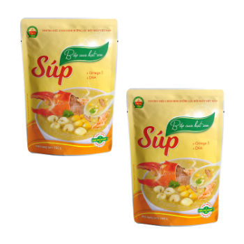 Corn with crab and lotus seed soup fresh soup High Specification No preservatives ready to eat packing in bag made in Vietnam 1