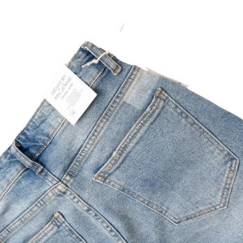 Flare Jeans Men Good Quality Breathable Low MOQ ODM Service In-Stock Items 100% Cotton Zipper Fly Vietnam Manufacturer 4