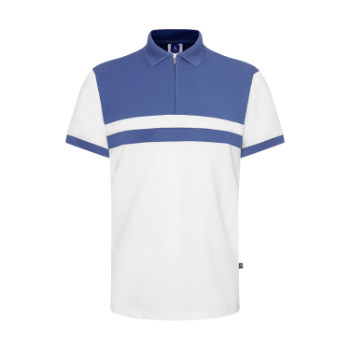 Polyester Spandex Regular-Fit Polo Shirt with Zip Placket Contrast Color Men Polo Shirts New Arrival Shirts For Men 9